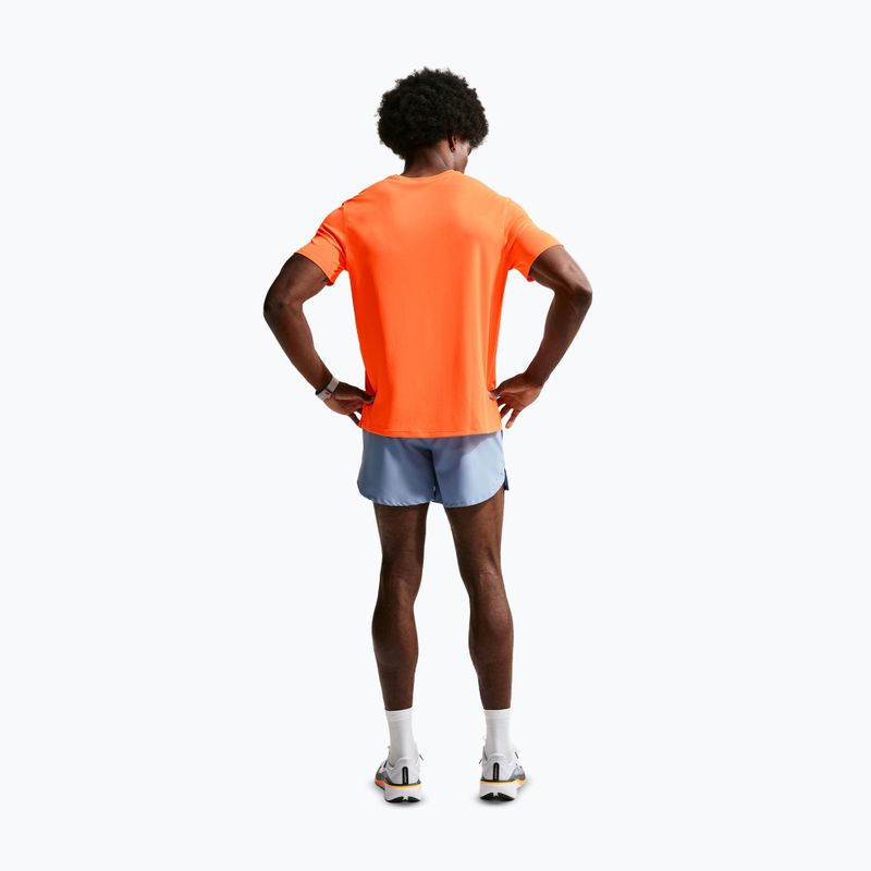 Tricou de alergare pentru bărbați Nike Miler Dri-Fit UV total orange 2