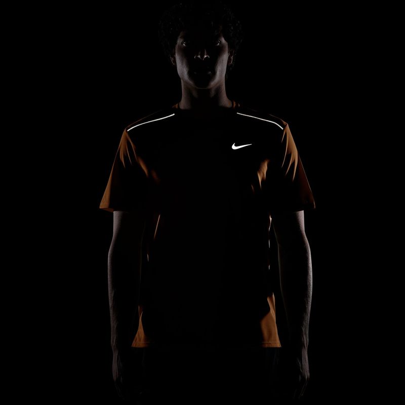 Tricou de alergare pentru bărbați Nike Miler Dri-Fit UV total orange 7