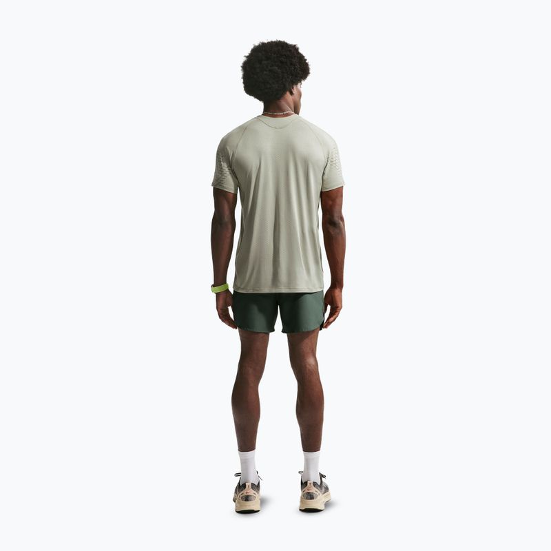 Tricou de alergare pentru bărbați Nike Stride Dri-Fit ADV spruce fog/light army 3