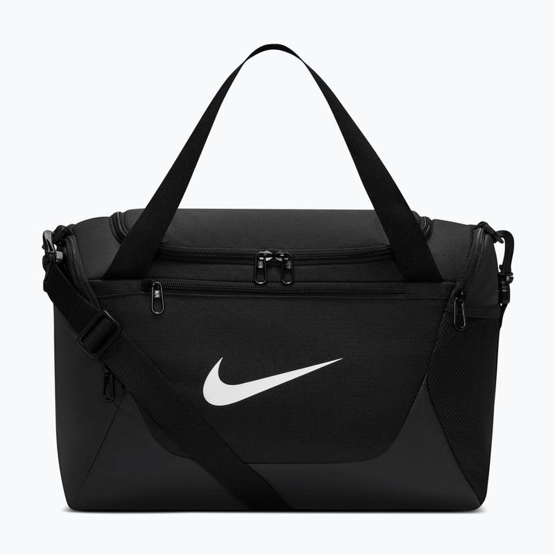 Geantă de antrenament Nike Brasilia Duffel Extra Small 24 l black/black/white 2