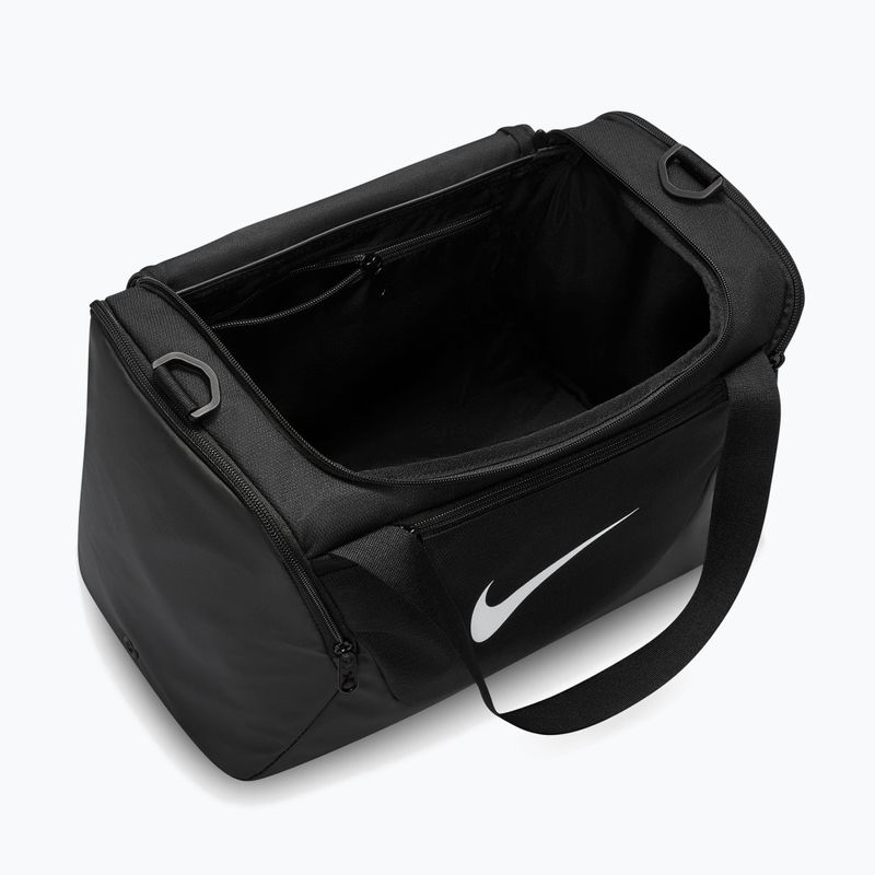 Geantă de antrenament Nike Brasilia Duffel Extra Small 24 l black/black/white 6