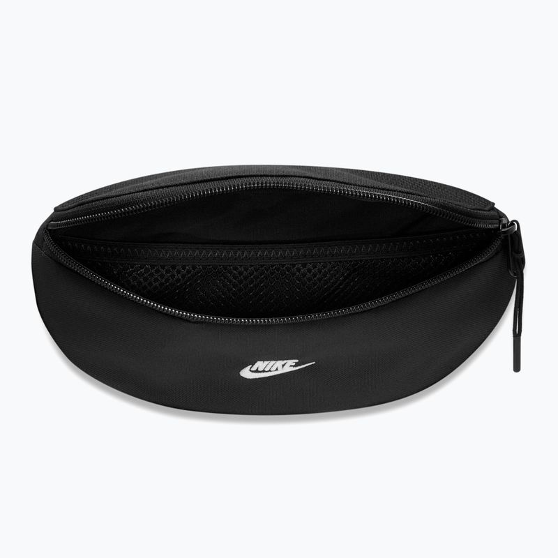 Borsetă Nike Heritage 2.0 1 l black/black/white 5