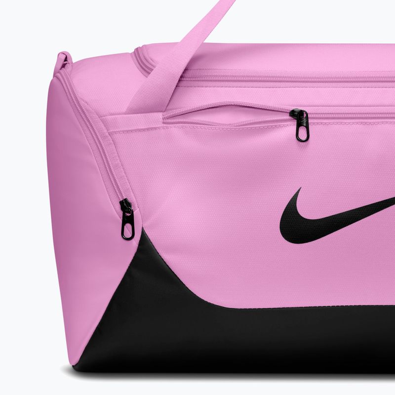 Geantă de antrenament Nike Brasilia Duffel Small 40 l light magenta/black/black 6