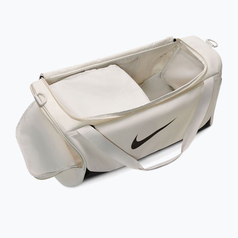 Geantă de antrenament Nike Brasilia Duffel Medium 60 l light bone/black/black 5