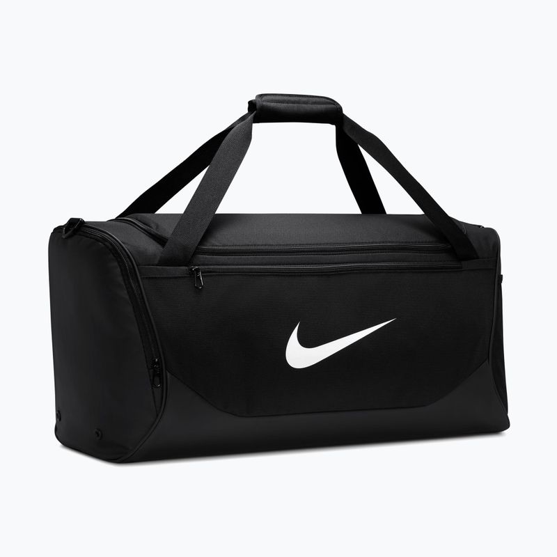 Geantă de antrenament Nike Brasilia Duffel Medium 60 l black/black/white 2