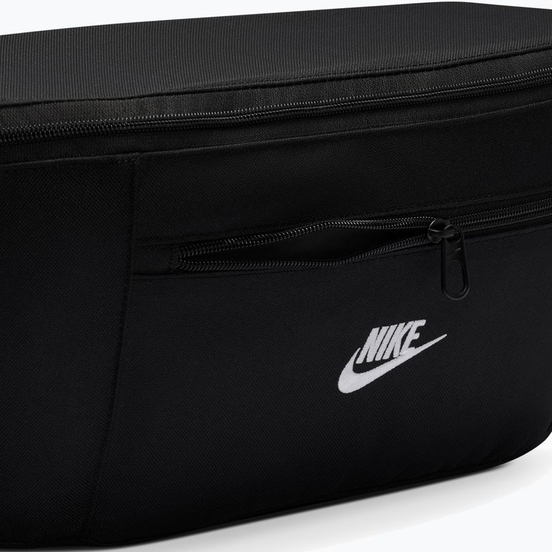 Borsetă Nike Heritage 8 l black/black/white 6