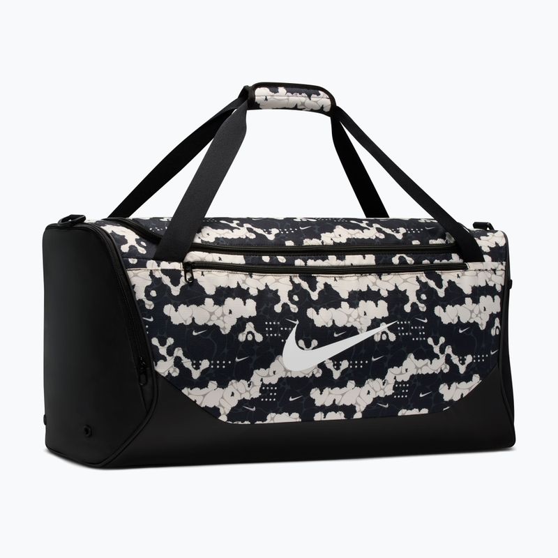 Geantă de antrenament Nike Brasilia 60 l chalk/black/white 2