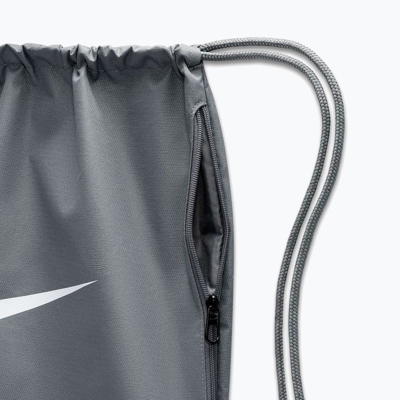 Sac Nike Brasilia 18 l smoke grey/black/white 4