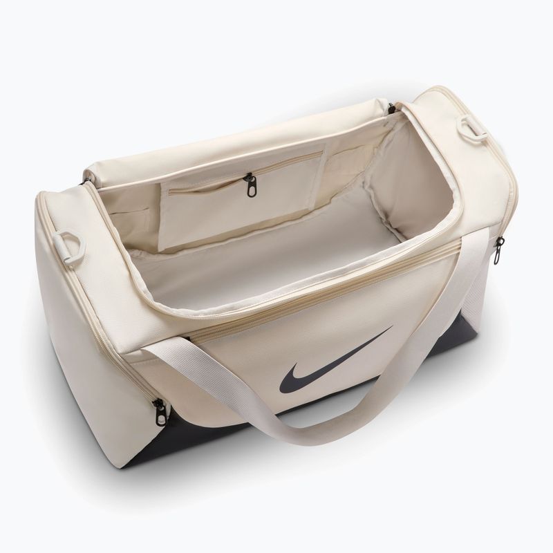 Geantă de antrenament Nike Brasilia Duffel Small 40 l light bone/black/black 4