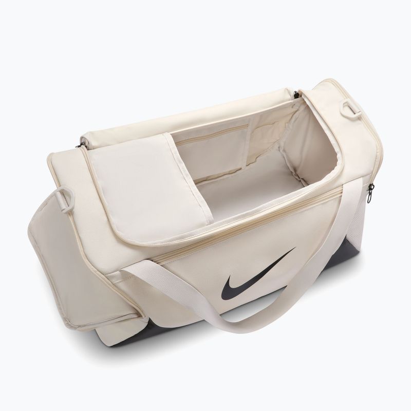 Geantă de antrenament Nike Brasilia Duffel Small 40 l light bone/black/black 5