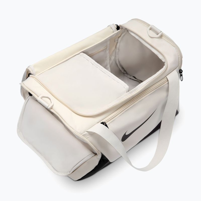 Geantă de antrenament Nike Brasilia Duffel Extra Small 24 l light bone/black/black 5