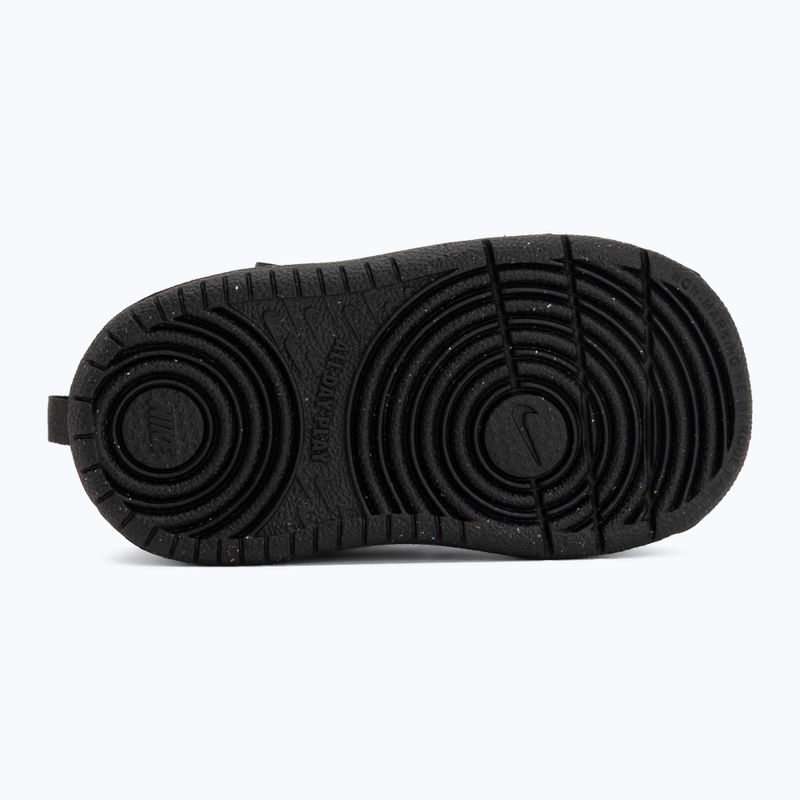 Încălțăminte pentru copii Nike Court Borough Low Recraft black/black/white 4