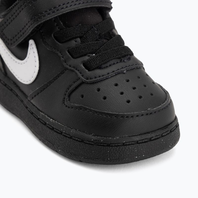 Încălțăminte pentru copii Nike Court Borough Low Recraft black/black/white 7