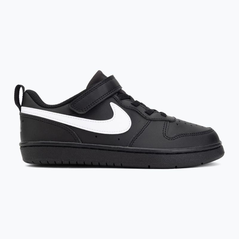 Încălțăminte pentru copii Nike Court Borough Low Recraft black/black/white 2
