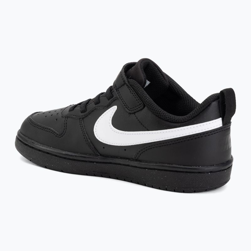 Încălțăminte pentru copii Nike Court Borough Low Recraft black/black/white 3