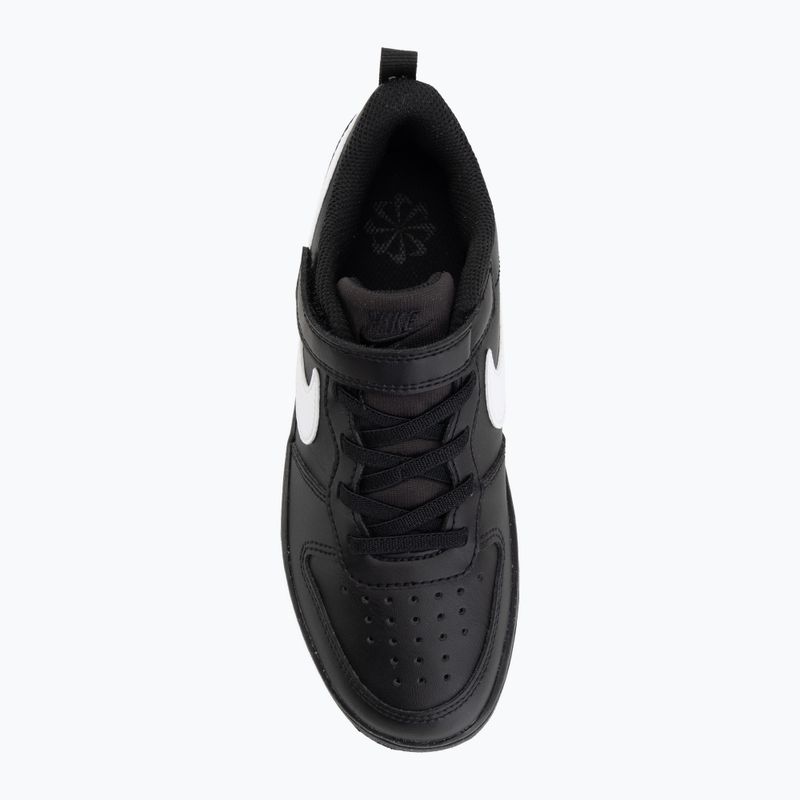 Încălțăminte pentru copii Nike Court Borough Low Recraft black/black/white 5