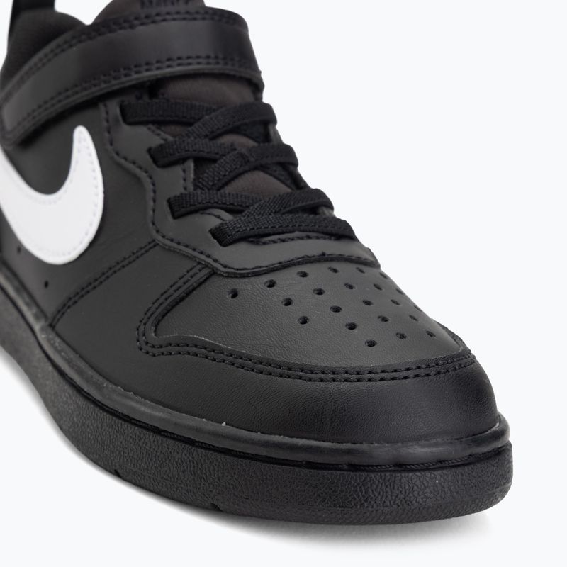 Încălțăminte pentru copii Nike Court Borough Low Recraft black/black/white 7