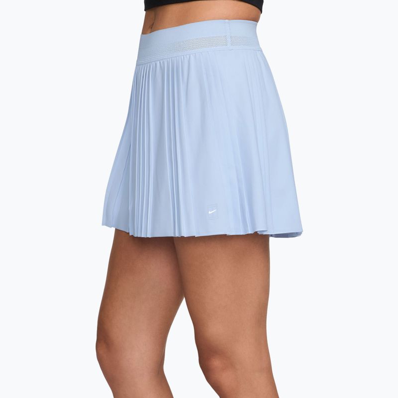 Fustă de tenis Nike Court Dri-Fit Advantage Pleated hydrogen blue/white 3