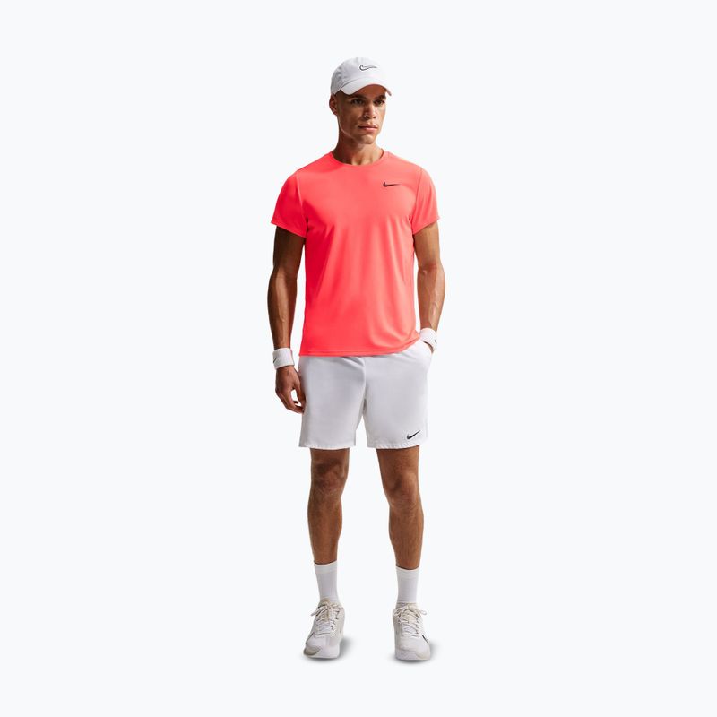 Tricou de tenis pentru bărbați Nike Court Dri-Fit Victory hot lava/black 2
