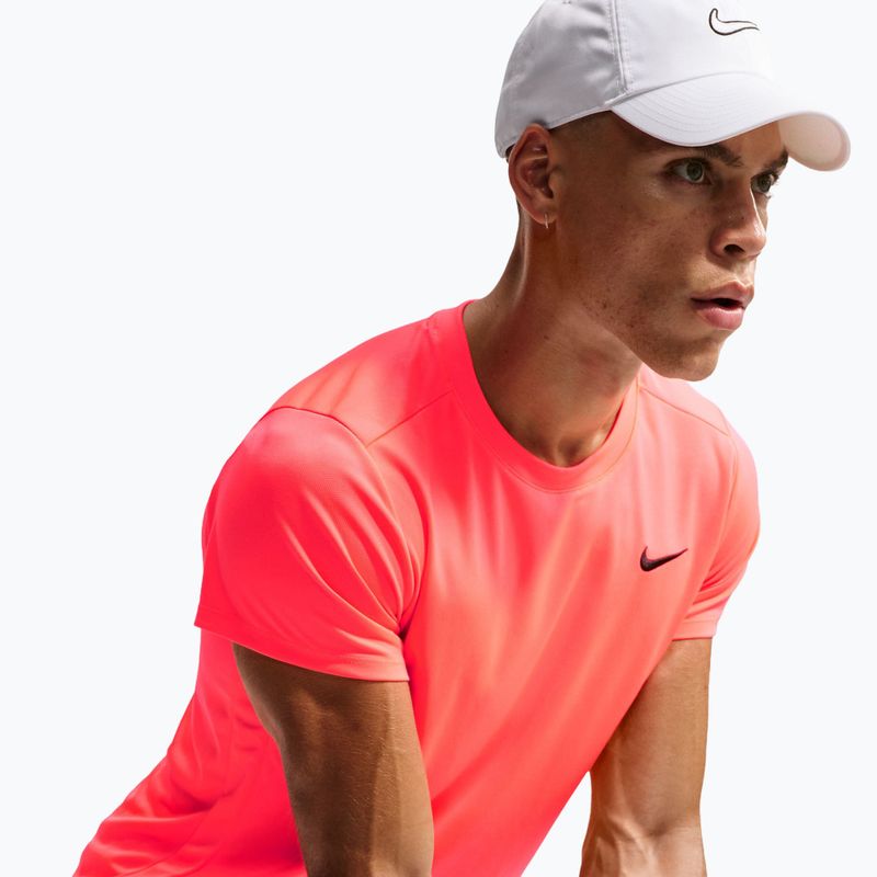 Tricou de tenis pentru bărbați Nike Court Dri-Fit Victory hot lava/black 6
