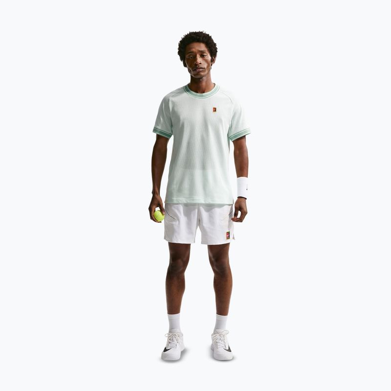 Tricou de tenis pentru bărbați Nike Court Heritage barely green 2