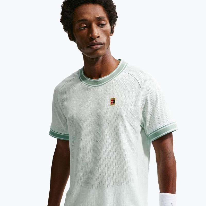 Tricou de tenis pentru bărbați Nike Court Heritage barely green 4