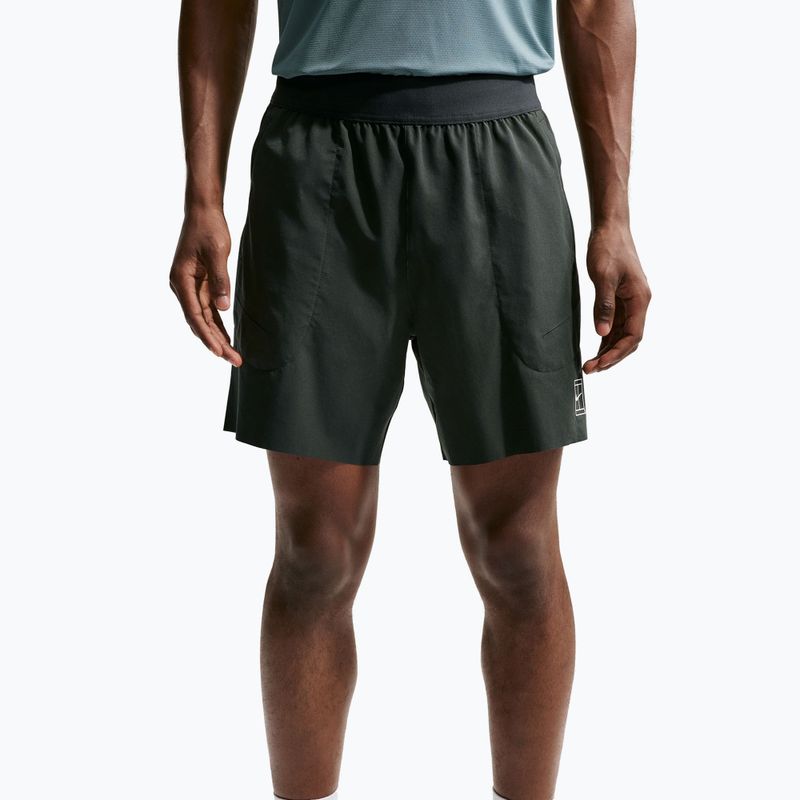 Pantaloni scurți de tenis pentru bărbați Nike Court Dri-Fit Advantage 6" black spruce/white 4