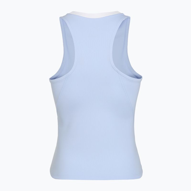 Tricou de tenis pentru femei Nike Court Dri-Fit Advantage Tank hydrogen blue/white/white 2