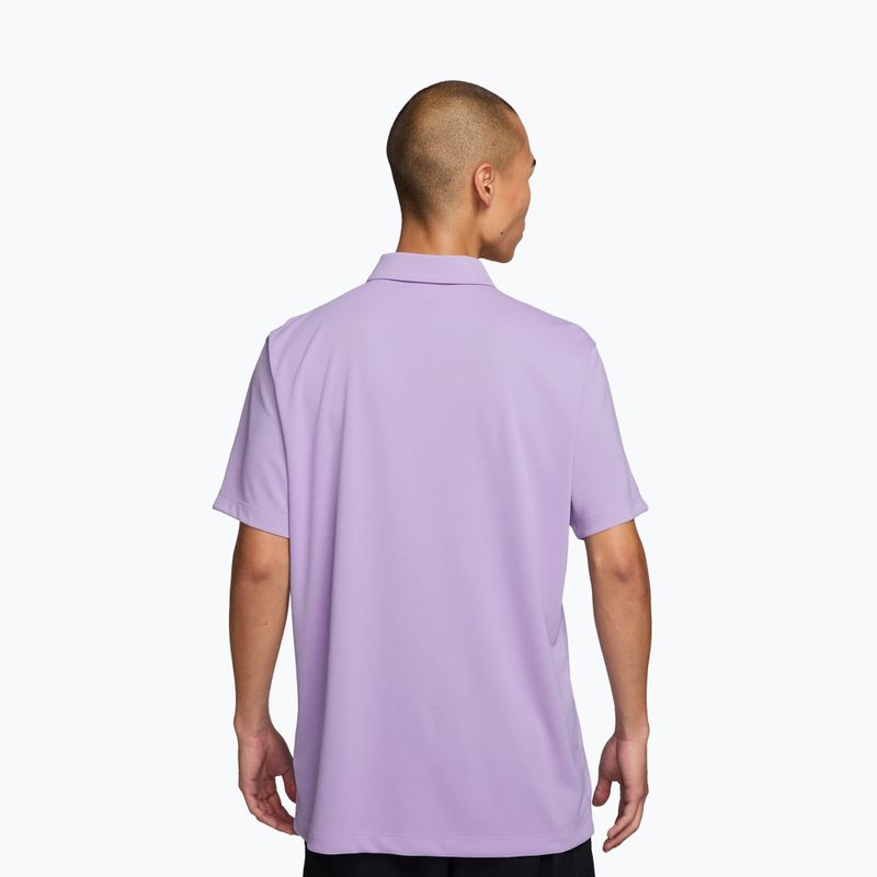 Tricou de tenis pentru bărbați Nike Court Dri-Fit Polo Solid violet mist/black 2