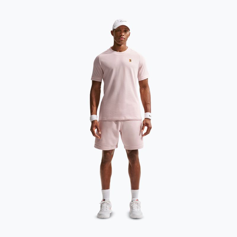 Tricou de tenis pentru bărbați Nike Court Heritage silt red 2