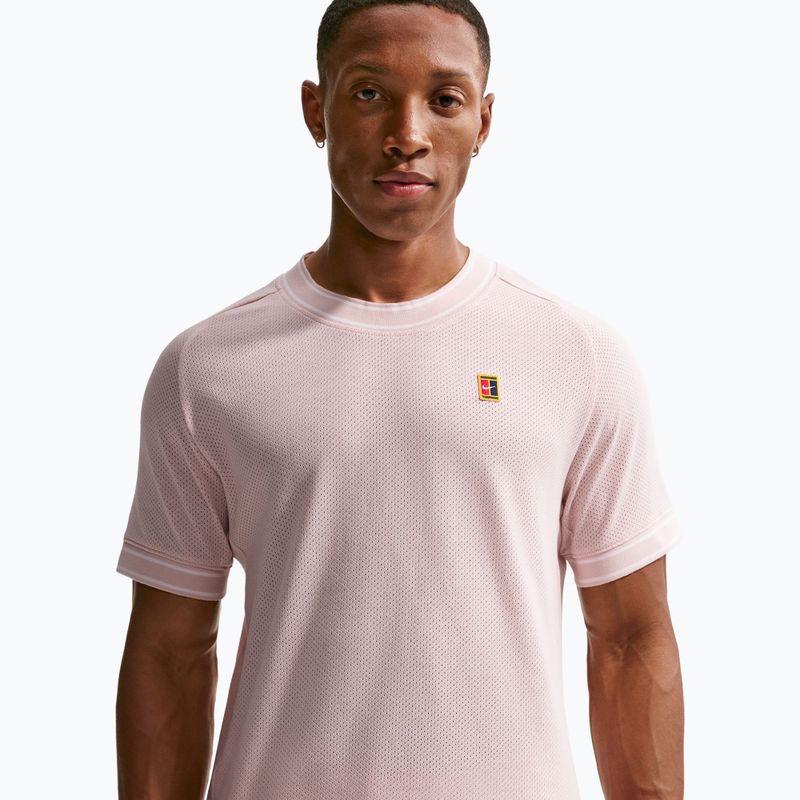 Tricou de tenis pentru bărbați Nike Court Heritage silt red 4