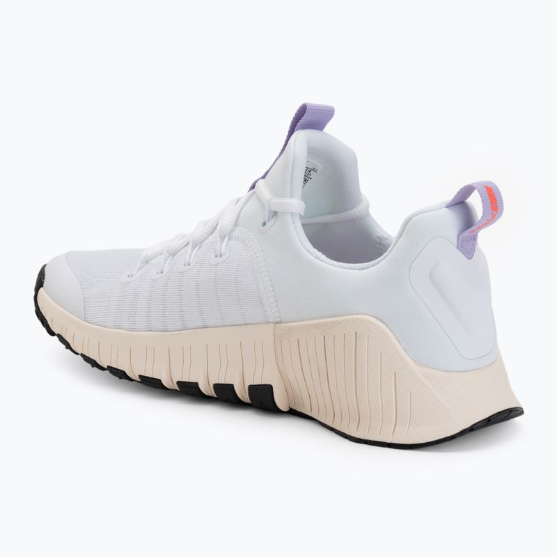 Încălțăminte de antrenament pentru femei Nike Free Metcon 6 white/violet mist/chalk/hot lava 3