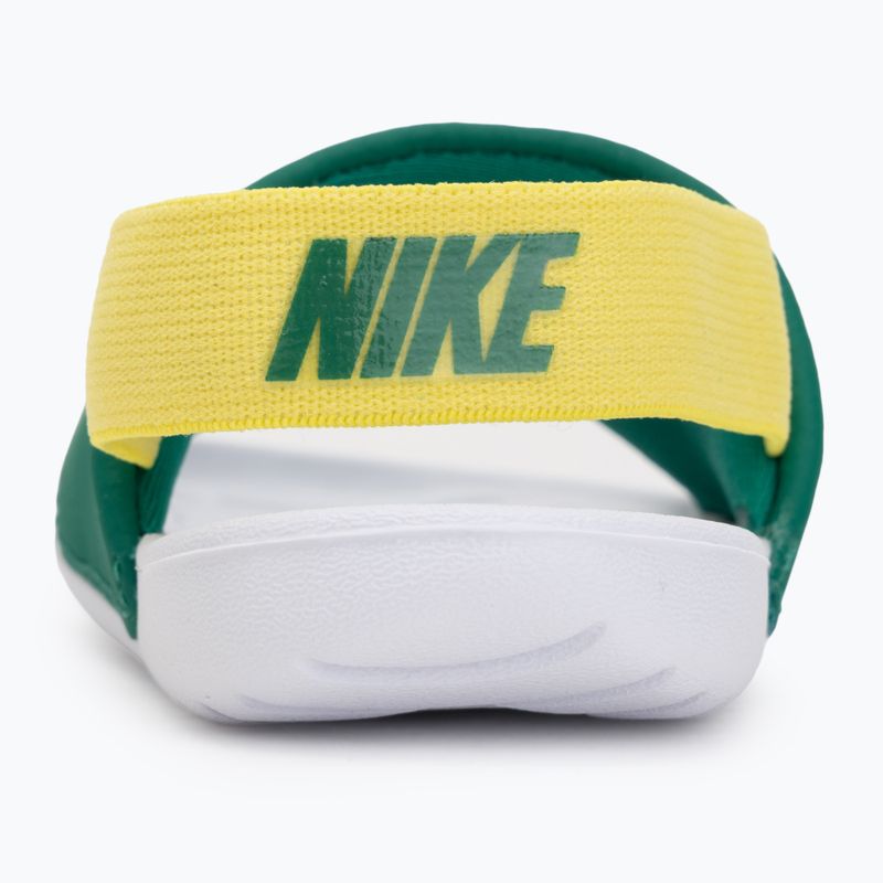 Șlapi pentru copii Nike Kawa malachite/sonic yellow 6