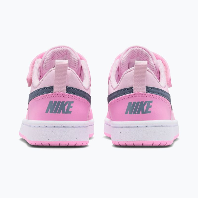 Încălțăminte pentru copii Nike Court Borough Low Recraft pink foam/pink rise/white/ashen slate 4