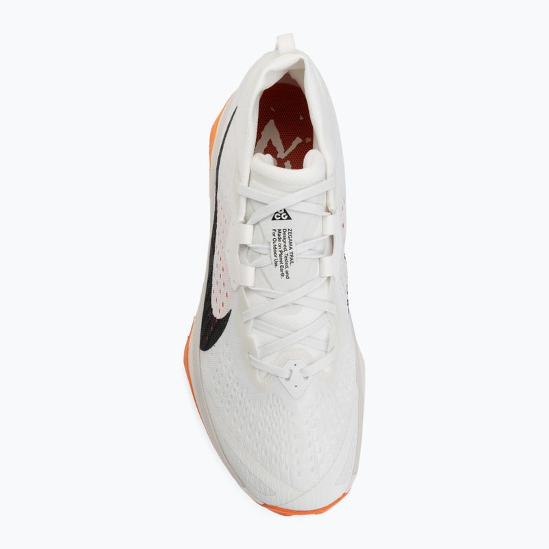 Pantofi de alergare bărbați Nike ACG Zegama Trail summit white/phantom/safety orange/black 5