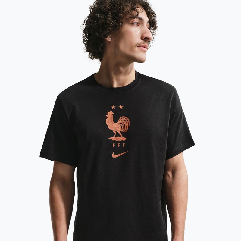 Tricou de fotbal pentru bărbați Nike FFF Soccer black 4
