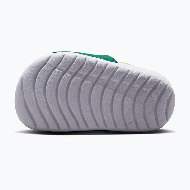 Șlapi pentru copii Nike Kawa malachite/sonic yellow 6