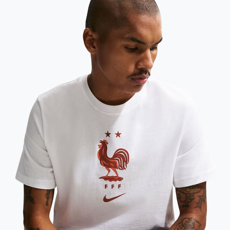 Tricou de fotbal pentru bărbați Nike FFF Soccer white 5