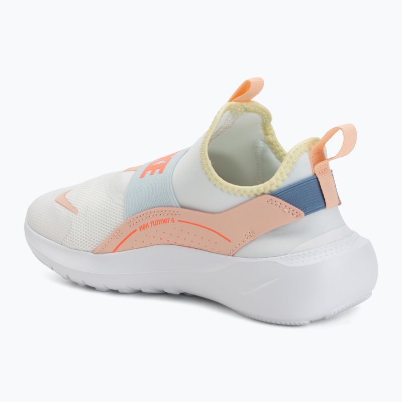 Încălțăminte pentru copii Nike Flex Runner 4 summit white/arctic orange/life lime 3