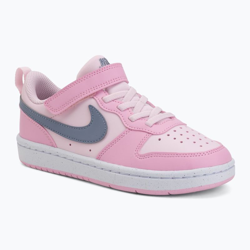 Încălțăminte pentru copii Nike Court Borough Low Recraft pink foam/pink rise/white/ashen slate