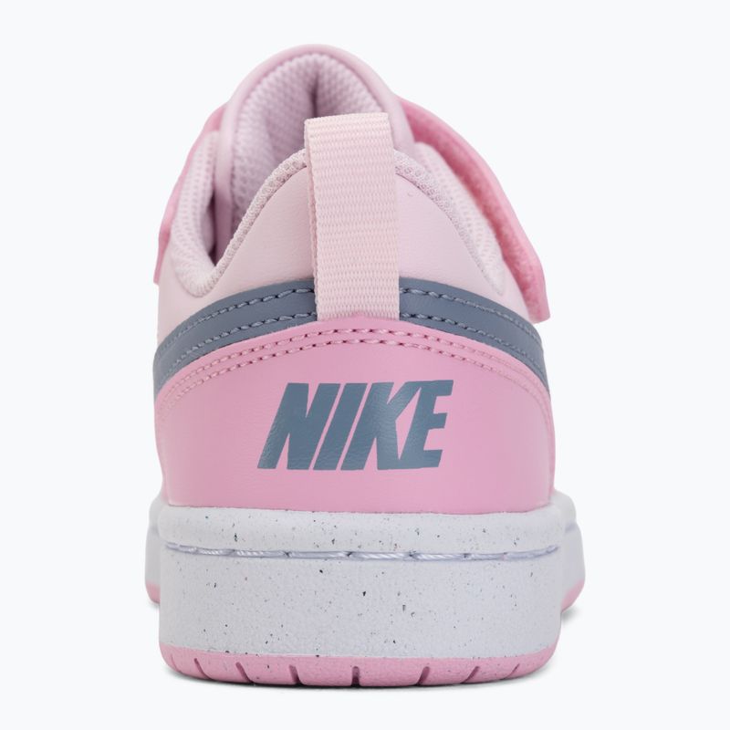 Încălțăminte pentru copii Nike Court Borough Low Recraft pink foam/pink rise/white/ashen slate 6