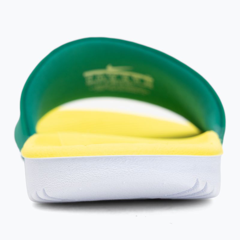 Șlapi pentru copii Nike Coffee malachite/sonic yellow/metallic gold 6