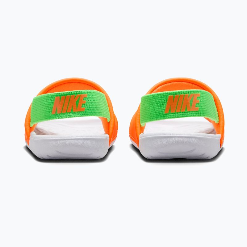 Șlapi pentru copii Nike Kawa total orange/green strike 4