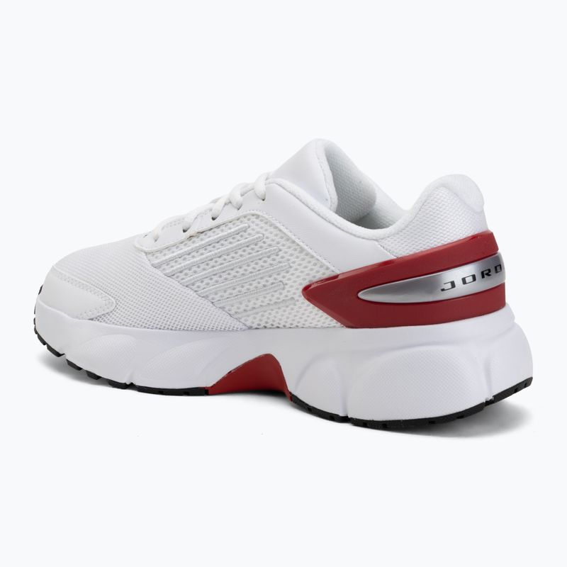 Pantofi Nike Jordan Trunner Flow alb/roșu gym/argintiu metalic/negru 3