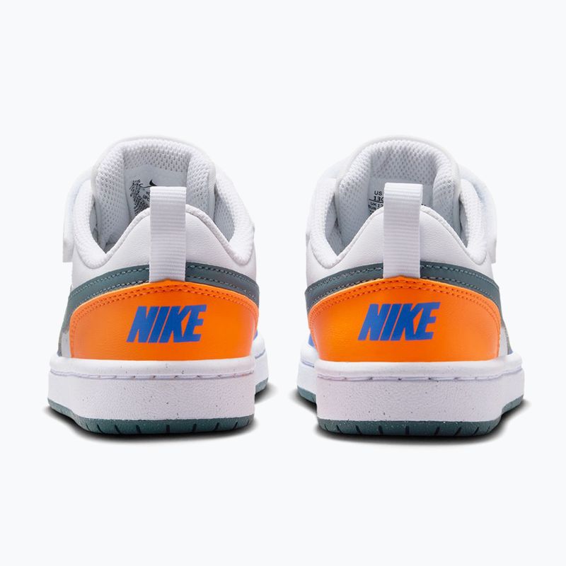 Încălțăminte pentru copii Nike Court Borough Low Recraft white/malachite/mineral slate 4