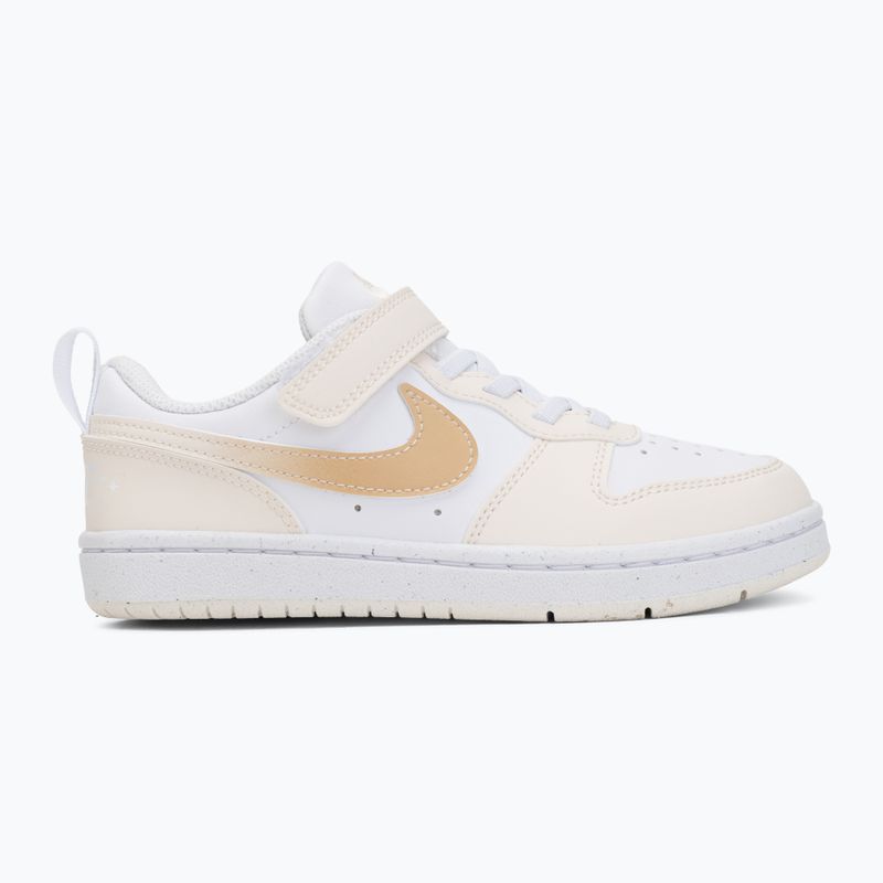 Încălțăminte pentru copii Nike Court Borough Low white/chalk/white/shimmer 2