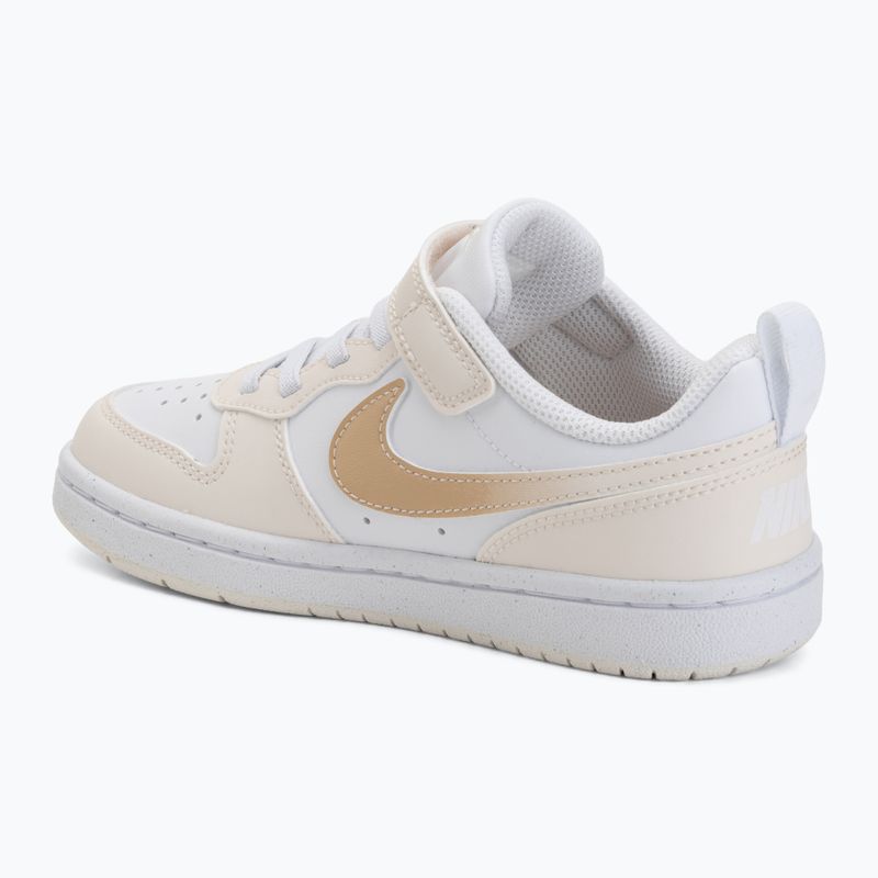 Încălțăminte pentru copii Nike Court Borough Low white/chalk/white/shimmer 3