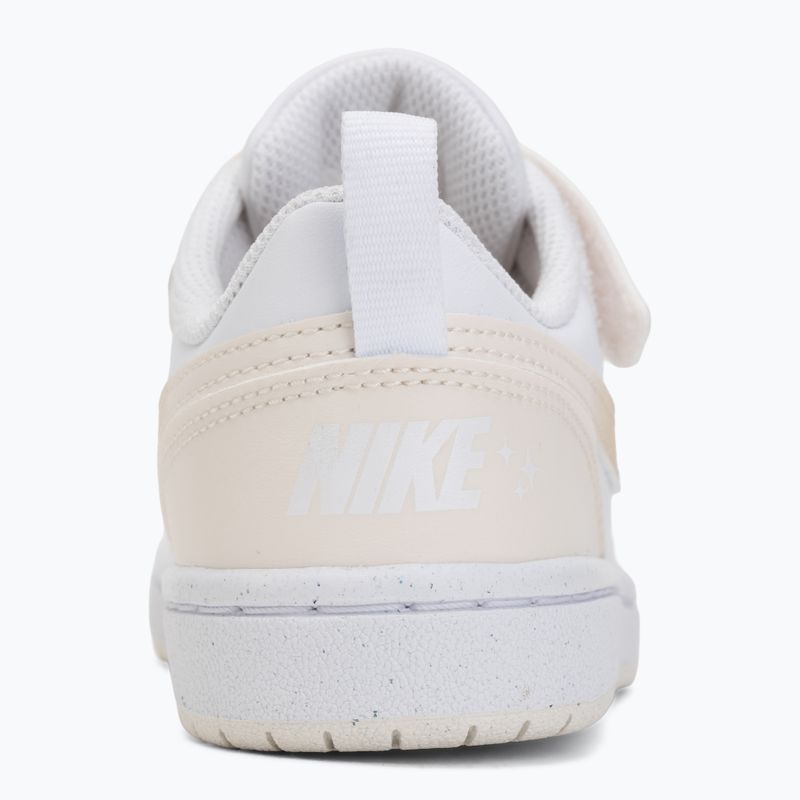 Încălțăminte pentru copii Nike Court Borough Low white/chalk/white/shimmer 6