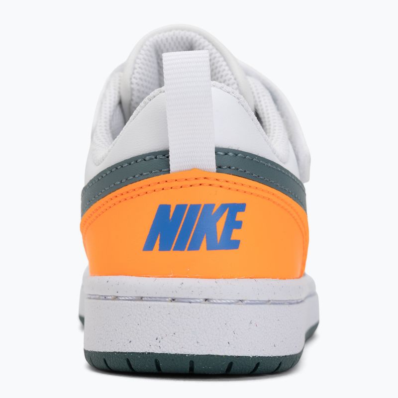 Încălțăminte pentru copii Nike Court Borough Low Recraft white/malachite/mineral slate 6