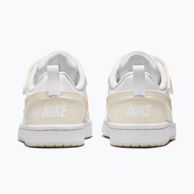 Încălțăminte pentru copii Nike Court Borough Low white/chalk/white/shimmer 4